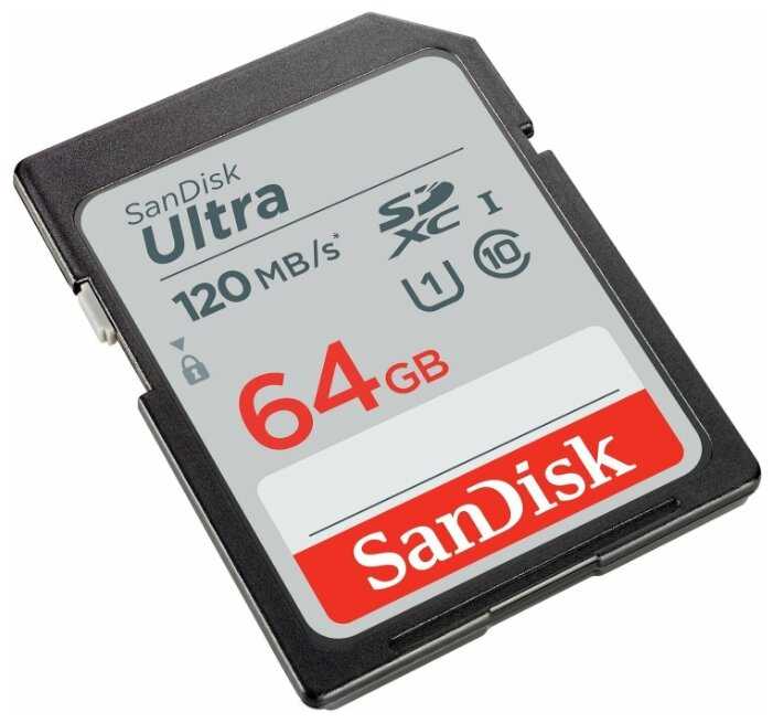 Карта памяти SanDisk Ultra SDXC Class 10 UHS-I фотография 1