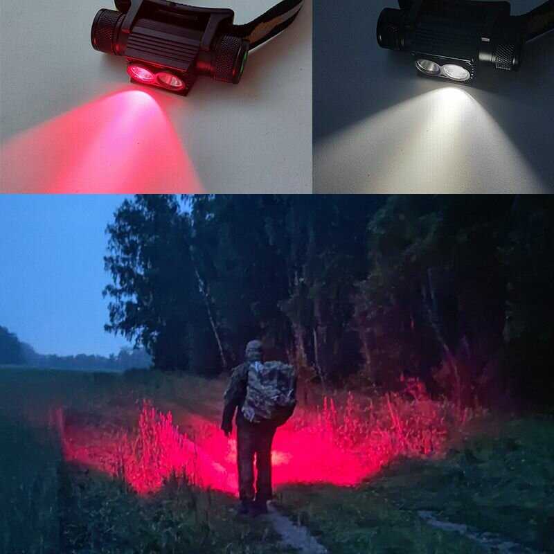 Светодиодный перезаряжаемый налобный фонарь H25LR фотография 3