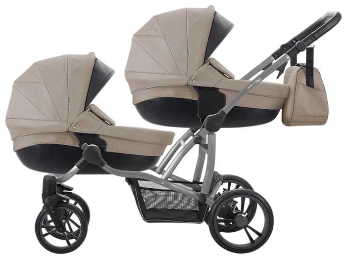 Универсальная коляска для двойни Bebetto 42 Comfort 2017, 2 в 1 фотография 3