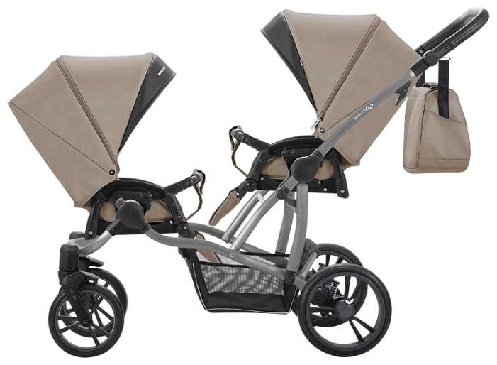 Универсальная коляска для двойни Bebetto 42 Comfort 2017, 2 в 1 фотография 4