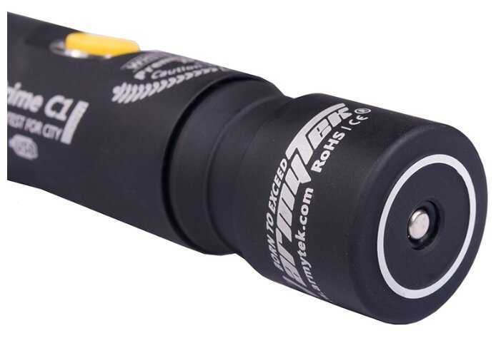 Ручной фонарь ArmyTek Prime C1 XP-L Magnet USB (белый свет) + 18350 Li-Ion фотография 2