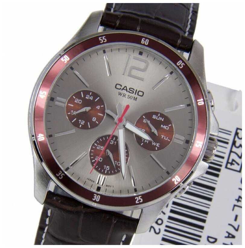 Японские наручные часы Casio Collection MTP-1374L-7A1 фотография 2