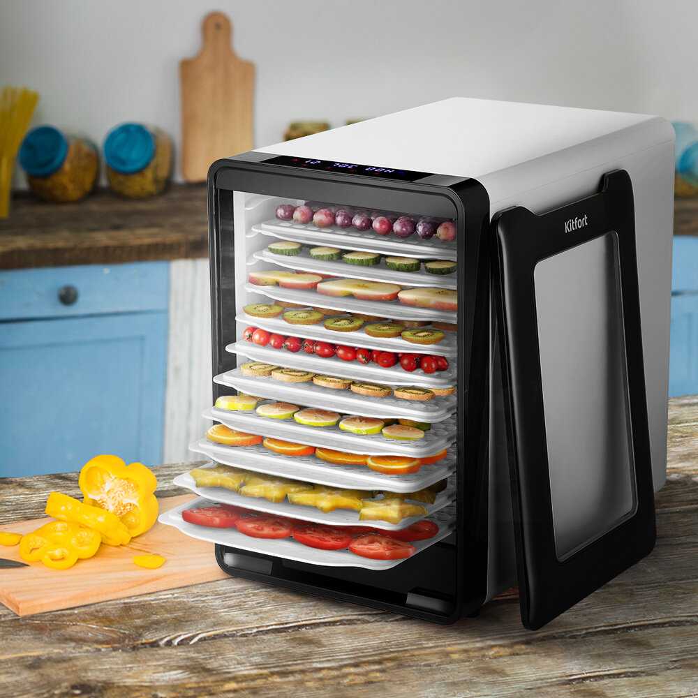 Сушилка для овощей и фруктов Kitfort КТ-1980 фотография 7