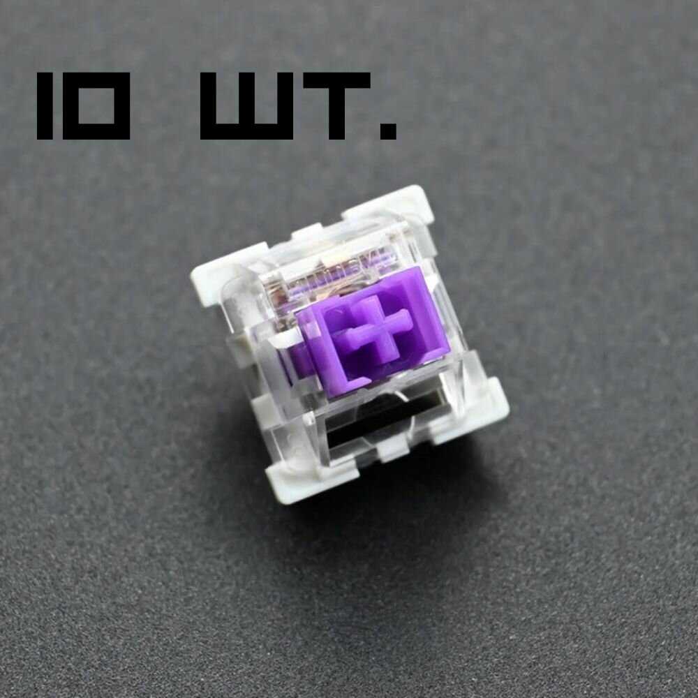 Сменные переключатели механической клавиатуры OUTEMU PURPLE Switch фотография 13