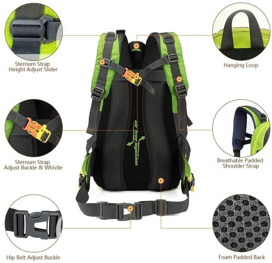 Туристический рюкзак 40 литров фотография 1