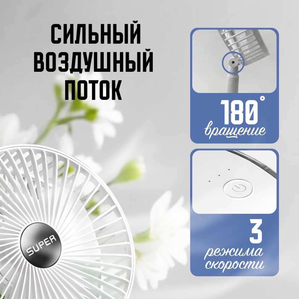 Вентилятор портативный на шею ZDK M66 фотография 14