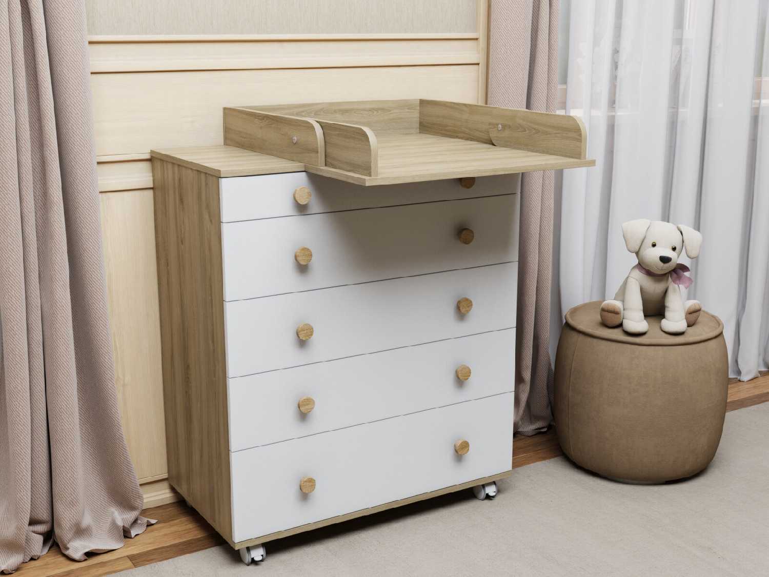 Комод Incanto Идеальный (с пеленальным столиком) фотография 4