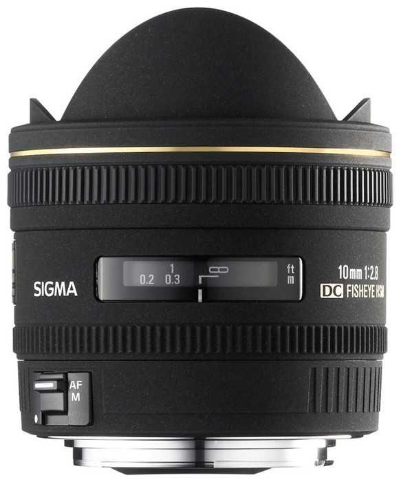 Объектив Sigma AF 10mm f/2.8 EX DC HSM Fisheye Canon EF-S