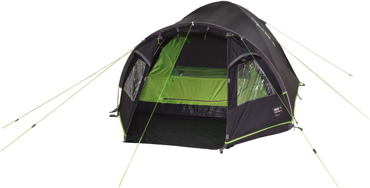 Палатка High Peak Talos 4 тёмно-серый/зелёный, 320х240х130см, 11510 фотография 7