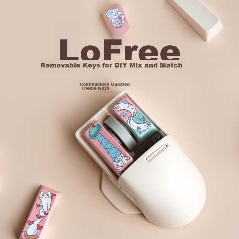 Компьютерная мышь LOFREE Wireless Three-Mode PBT Office with OLED Display фотография 10
