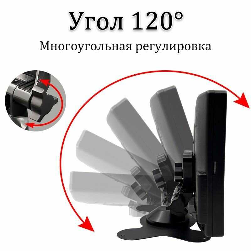 Автомобильный монитор CCD [7 дюймов, 12/24V, дистанционное управление] фотография 2