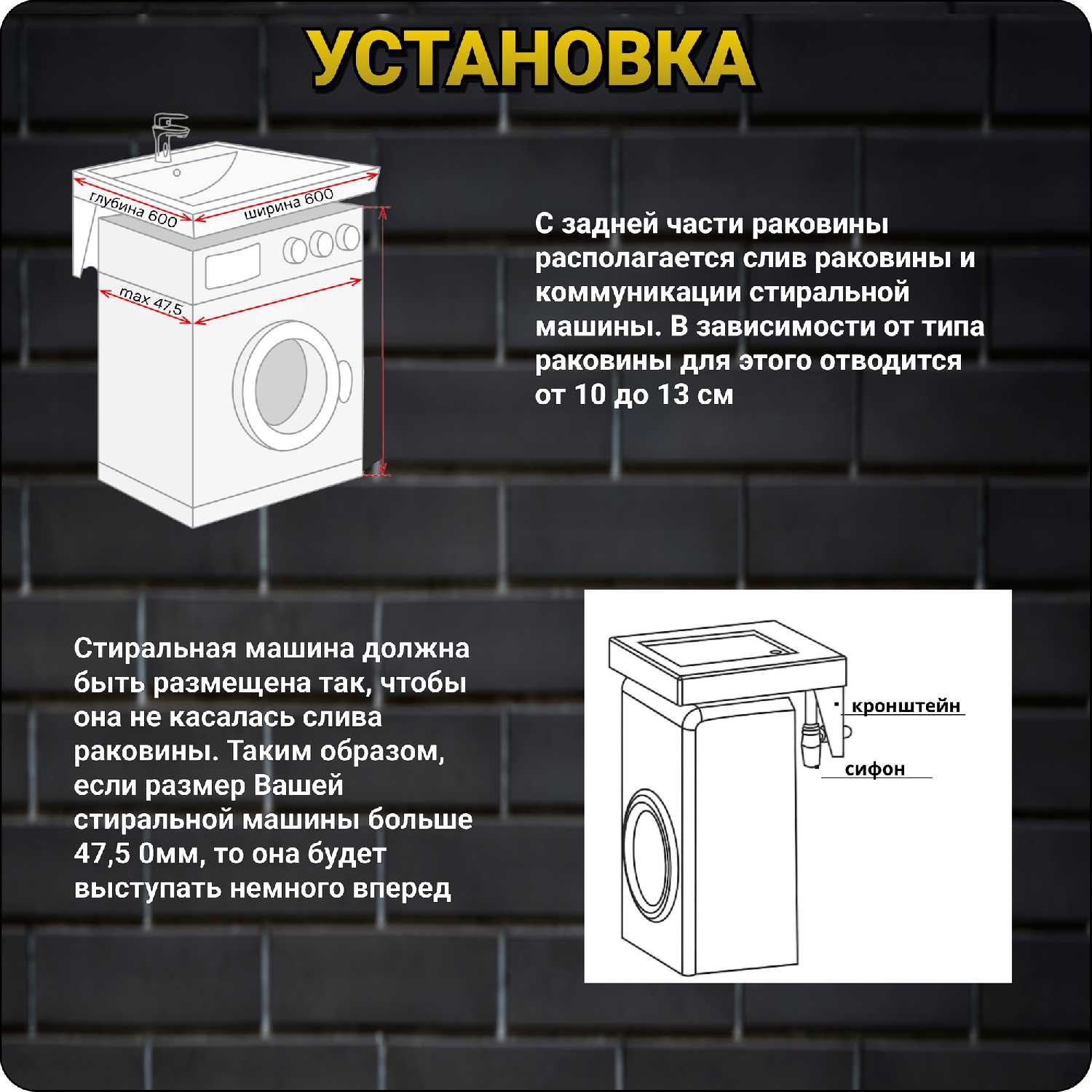 Раковина Стандарт 60 фотография 3