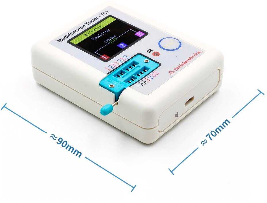 Многофункциональный измеритель Tester-TC1 (RLC, ESR, транзисторы) фотография 8