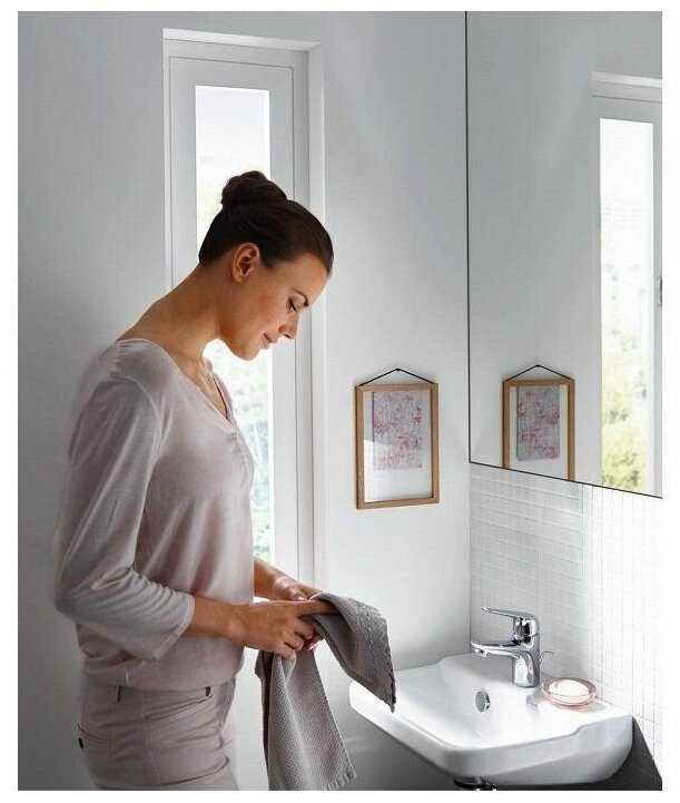 Смеситель для раковины (умывальника) hansgrohe Novus 71020000, рычажный фотография 5