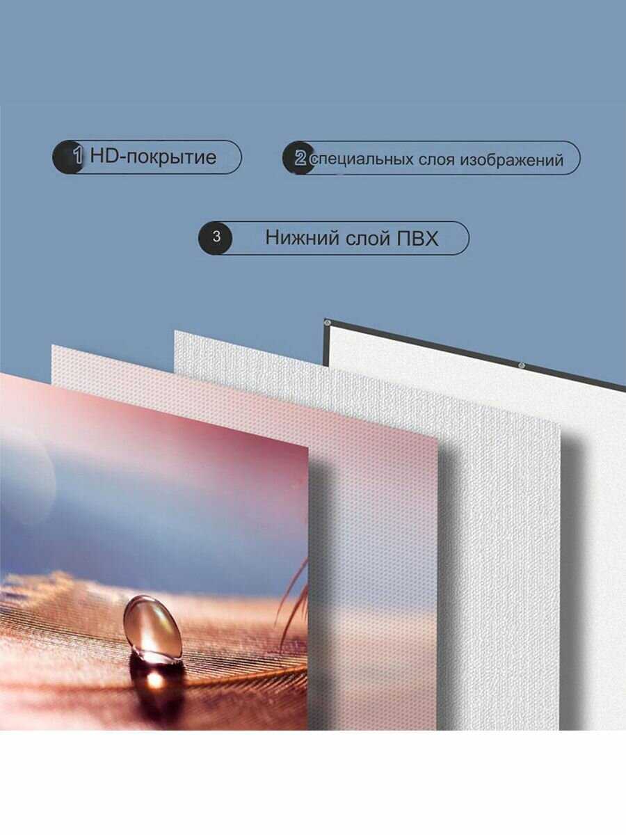 Экран для проектора ALR Антибликовый фотография 16