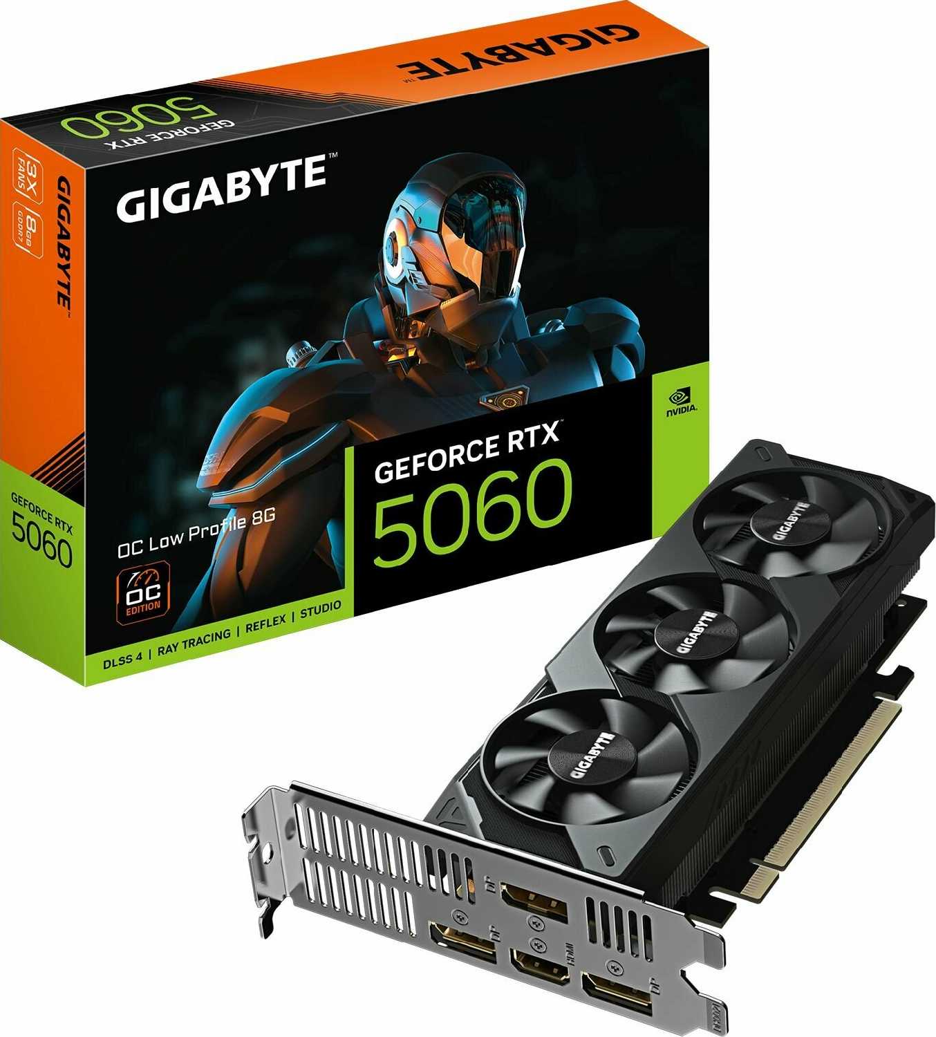 Видеокарта GIGABYTE GeForce RTX 5060 OC Low Profile 8G [GV-N5060OC-8GL] фотография 8