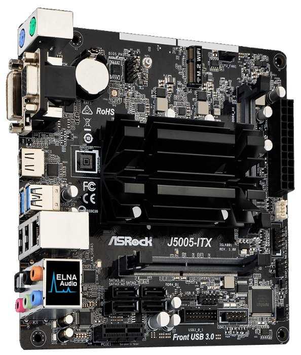 Материнская плата ASRock J5005-ITX фотография 2