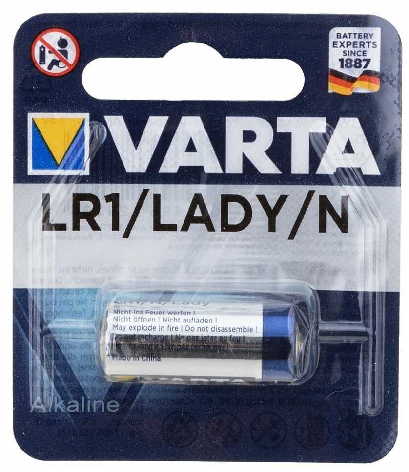 Батарейка щелочная VARTA LR1/E90 Professional (4001 101 401)