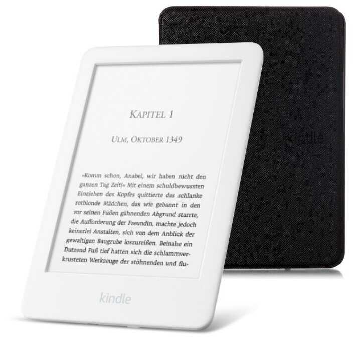 Электронная книга Amazon Kindle 10 2020 8Gb White + Чехол UltraSlim