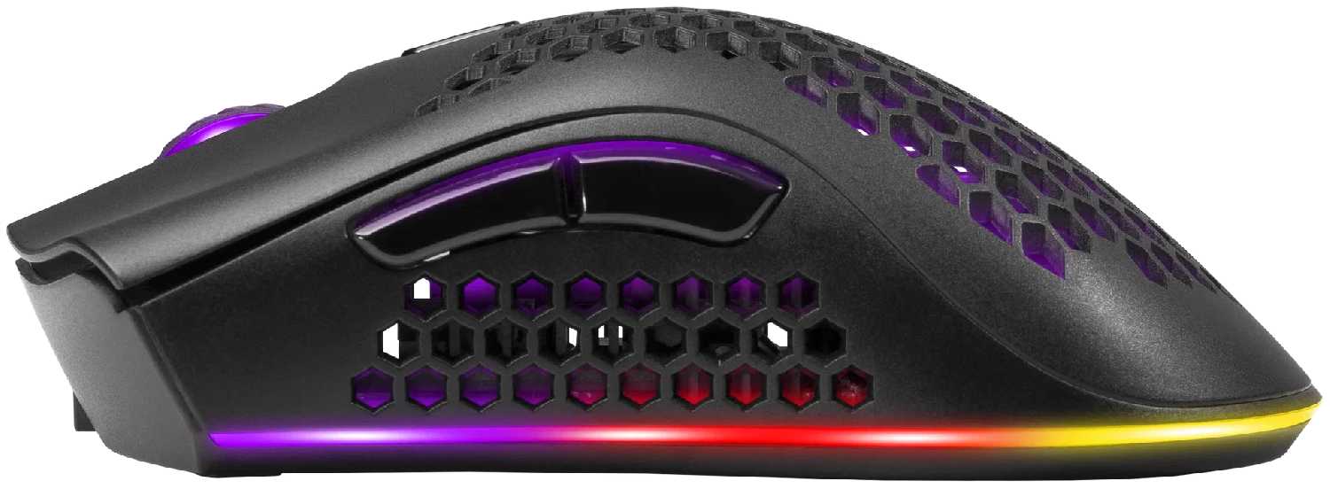 Игровая мышка для компьютера Defender Warlock RGB 8 кнопок 2400 dpi фотография 3
