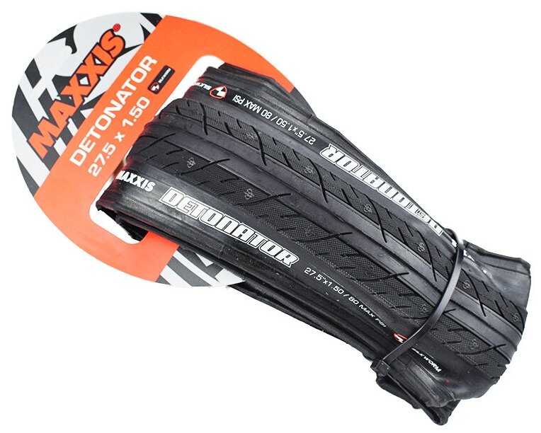 Велопокрышка MAXXIS 27.5x1.50 (40-584) (650B) DETONATOR 60 TPI черный TB85917100 фотография 1