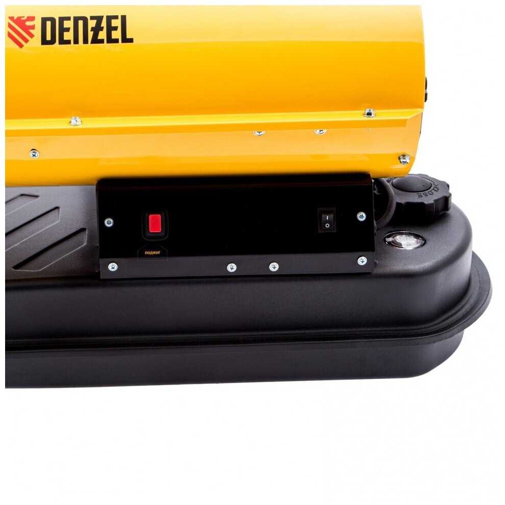 Дизельная тепловая пушка Denzel DHG-20 20 кВт, 500 м3/ч, прямой нагрев 96482 фотография 13