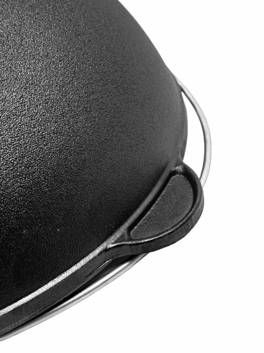 Казан Казан чугунный с крышкой (садж) фотография 11