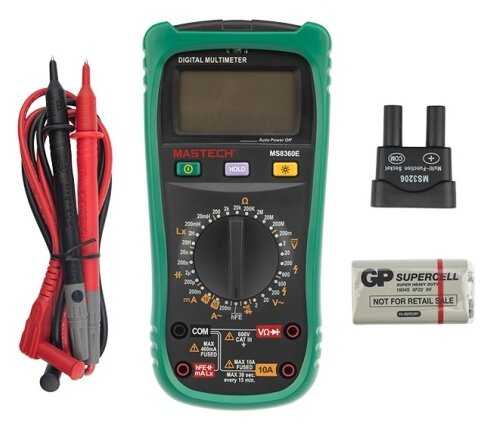 Мультиметр цифровой Mastech MS8360E фотография 2