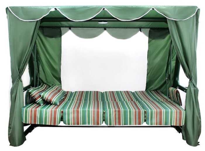 Садовые качели 4-местные ARNO-WERK Элит Люкс Плюс, до 400 кг фотография 5