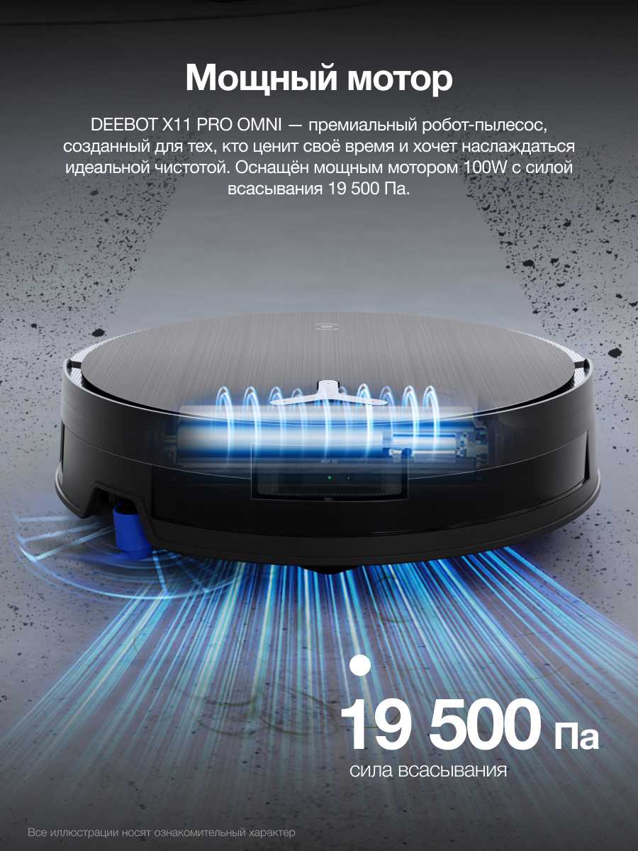 Робот-пылесос Ecovacs Deebot X11 Pro Omni фотография 3