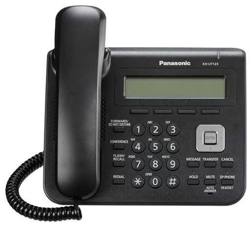 VoIP-телефон Panasonic KX-UT123 фотография 2