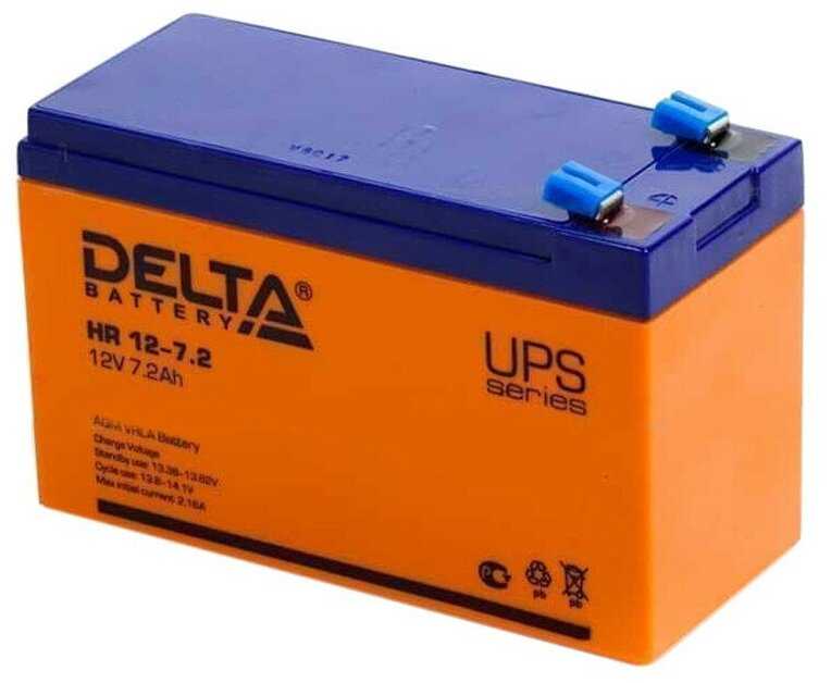 Аккумуляторная батарея DELTA HR 12-7.2 (12В) фотография 4