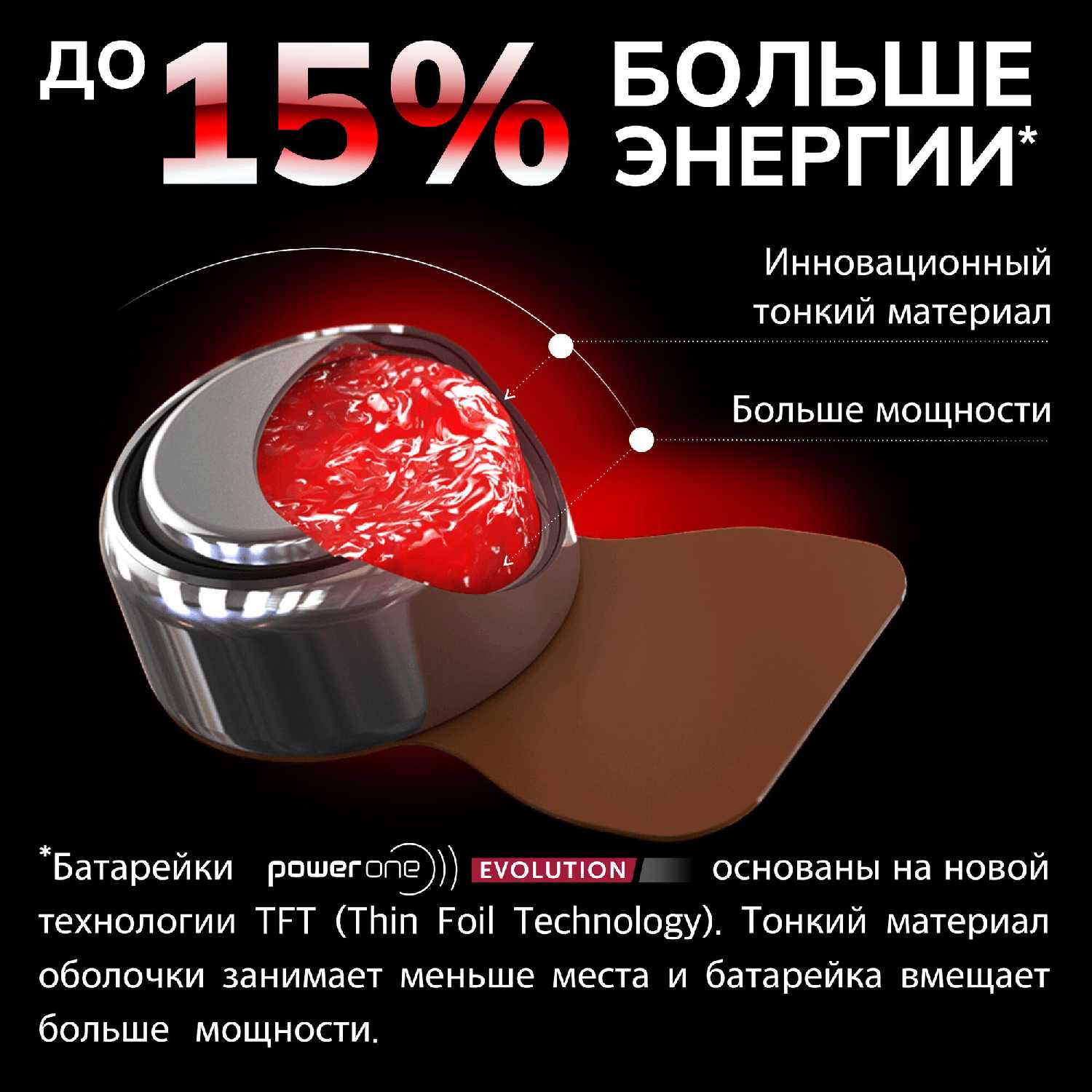 Батарейки Power One Evolution ZA10 фотография 33
