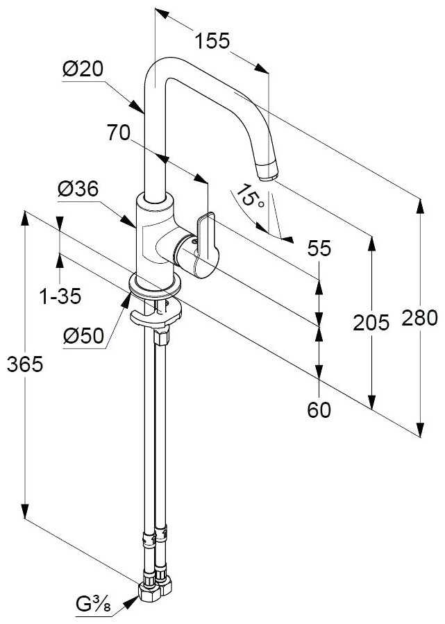 Смеситель Kludi 37024 0565 фотография 1