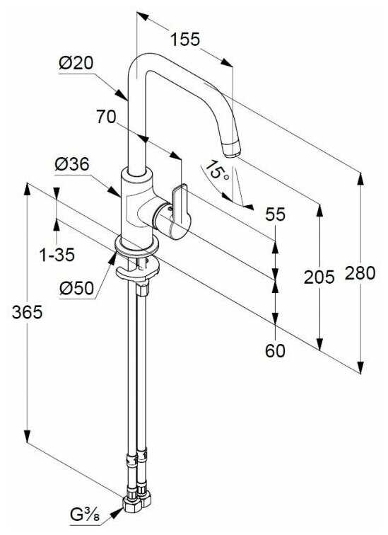 Смеситель Kludi 37024 0565 фотография 2