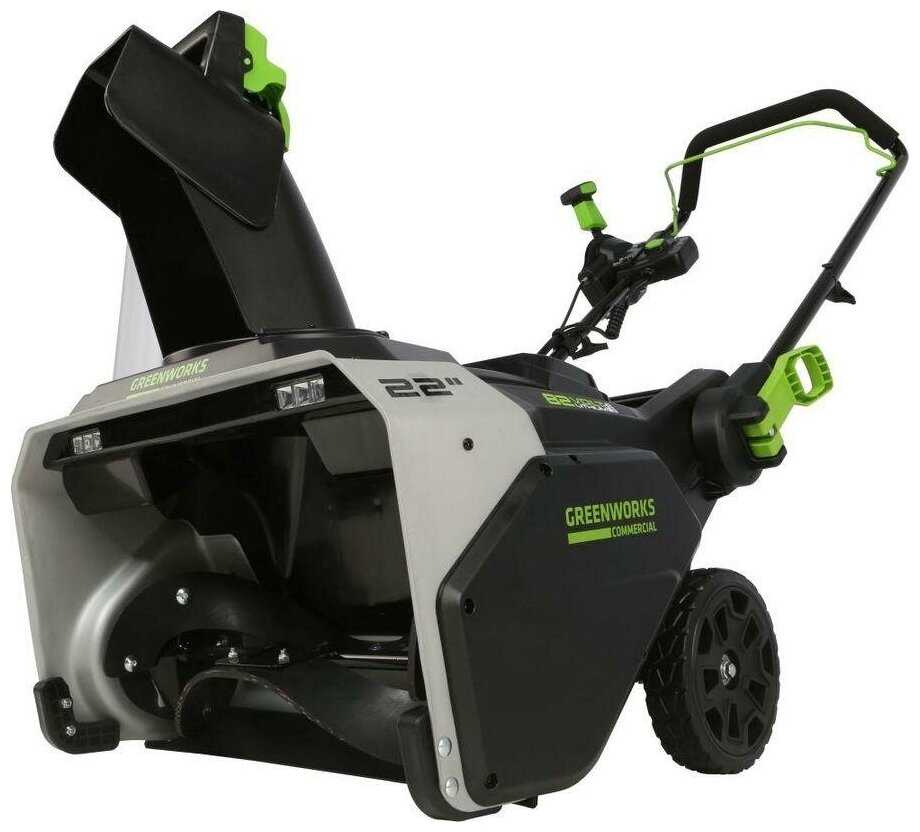 Снегоуборщик аккумуляторный Greenworks GD82ST с аккумулятором 5 А.ч, 82 В, 5мА·ч фотография 18