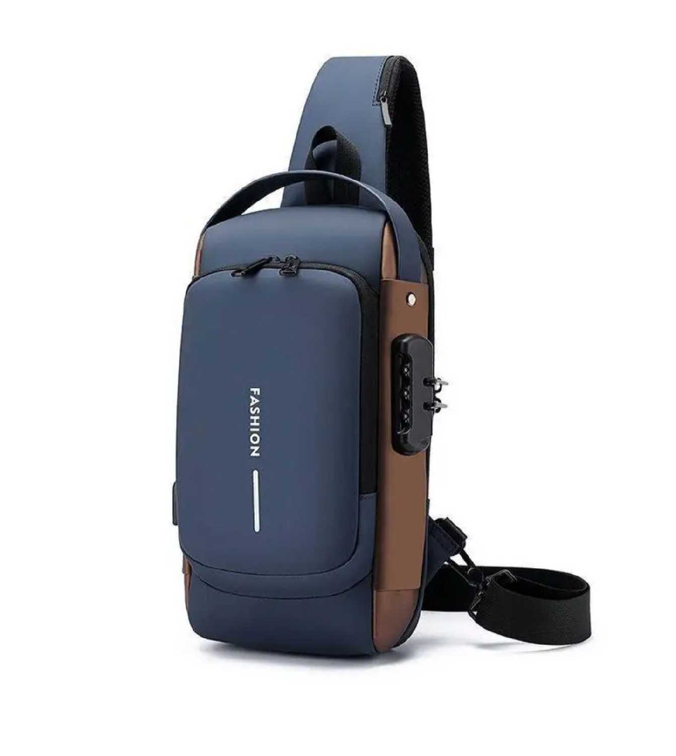 Дорожная сумка рюкзак противоугонный через плечо с кодовым замком фотография 6