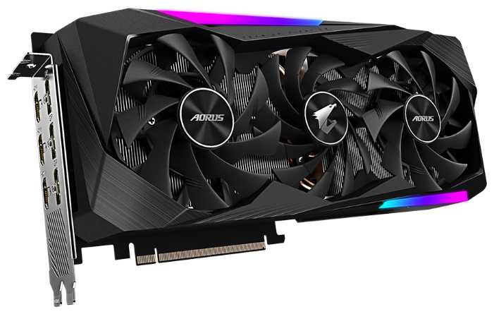 Видеокарта GIGABYTE AORUS GeForce RTX 3070 MASTER 8G (rev. 1.0/1.1) (GV-N3070AORUS M-8GD) фотография 1