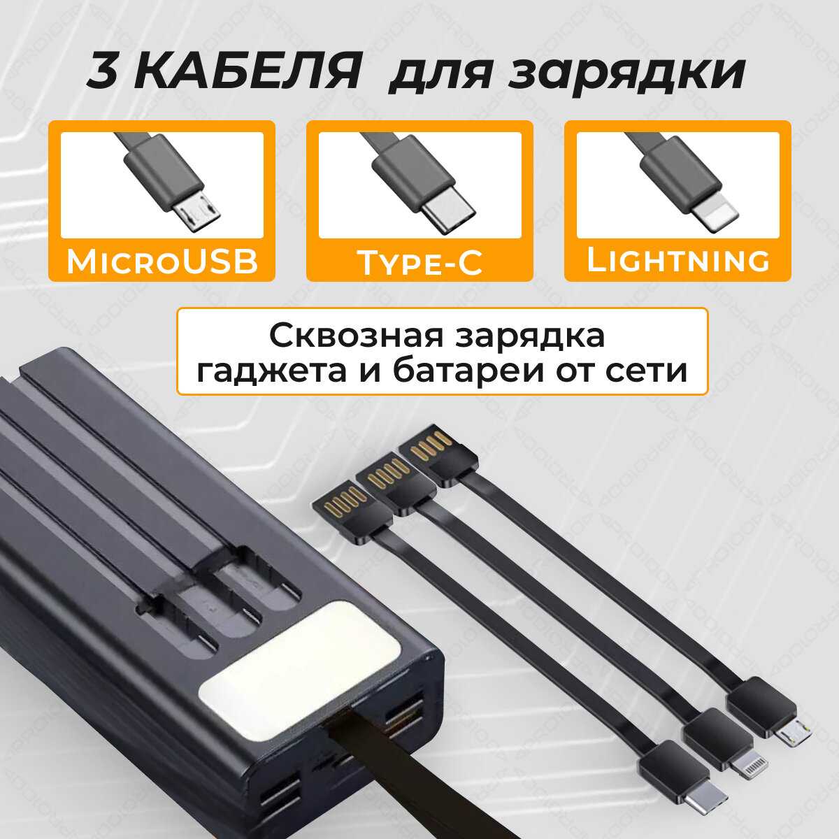 Power Bank Повербанк 50000 mAh фотография 2