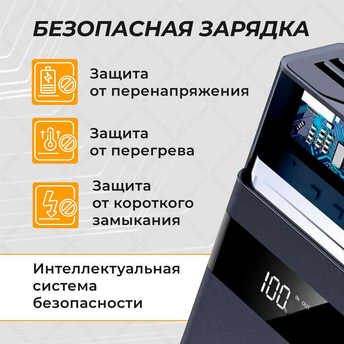 Power Bank Повербанк 50000 mAh фотография 3