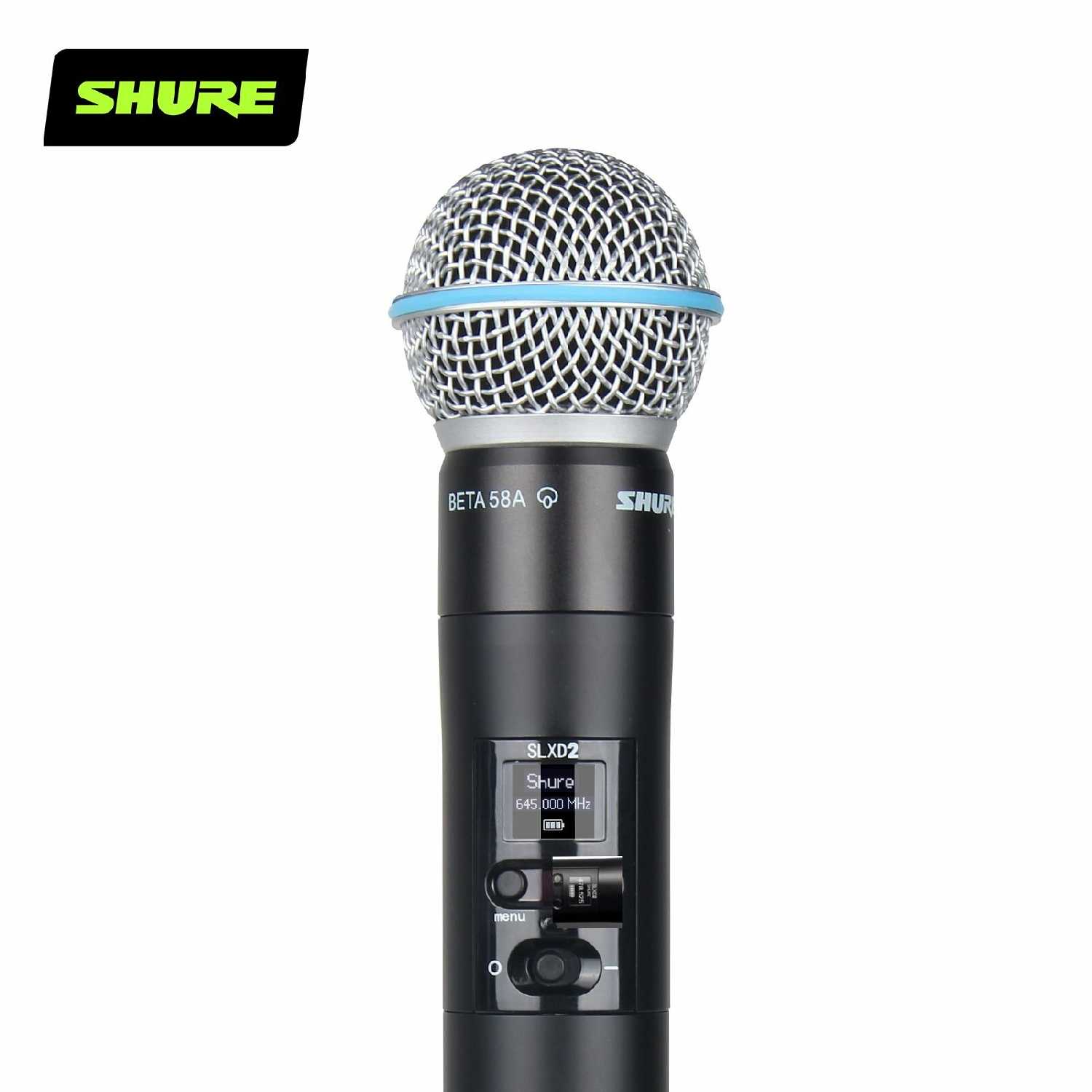 Профессиональный беспроводной динамический микрофон Shure SLXD24-BETA58A (1 перетащите 1) фотография 4