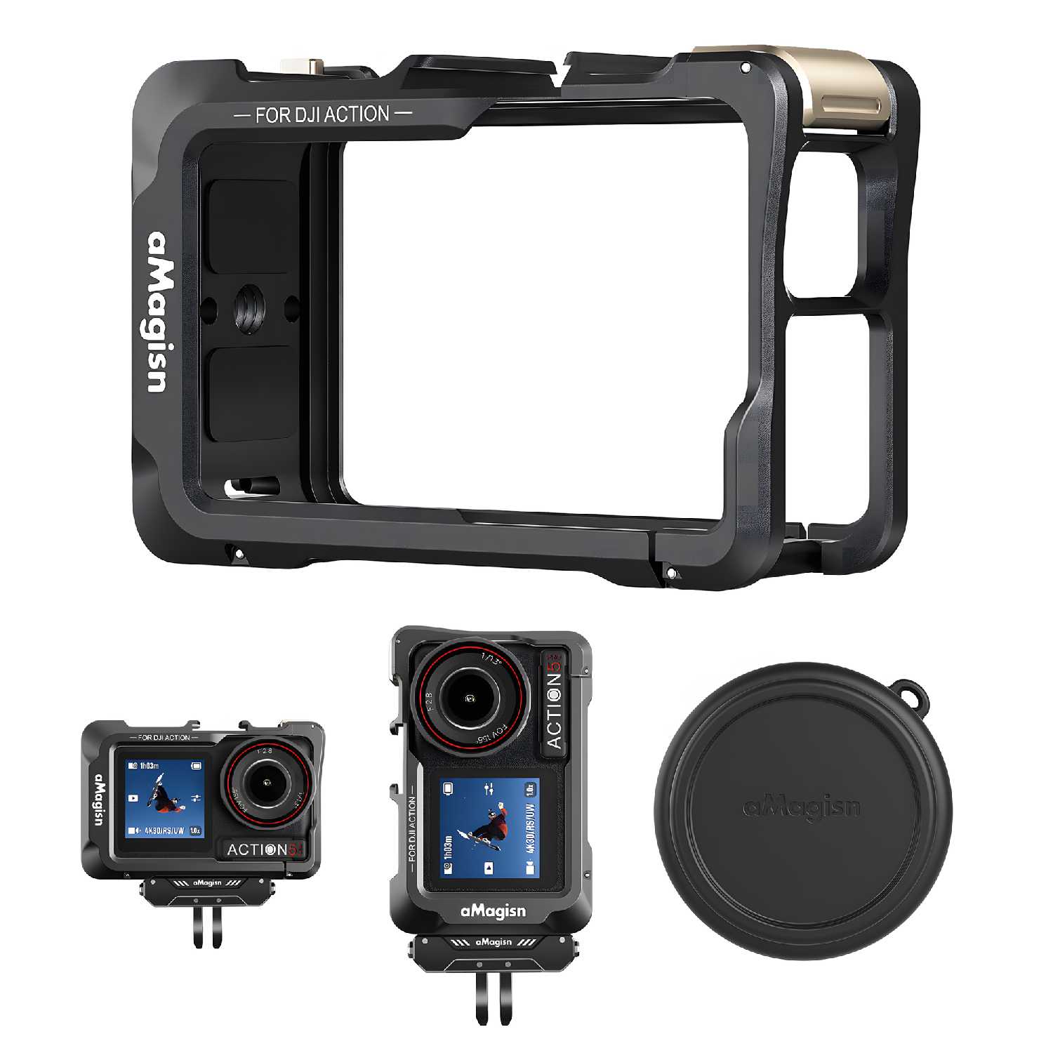 AMagisn amai dajiang DJI Action5Pro/4/3 Metal rabbit cage (advanced version) фотография 12