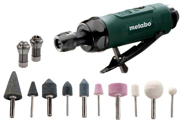 Прямая пневмошлифмашина Metabo DG 25 Set фотография 5