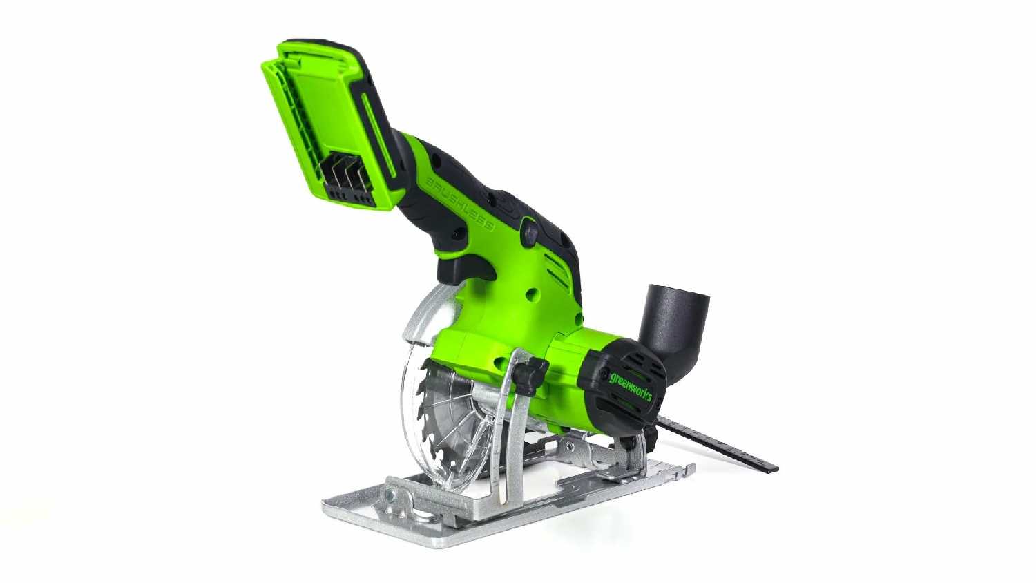 Циркулярная мини пила Greenworks G24MCS фотография 20