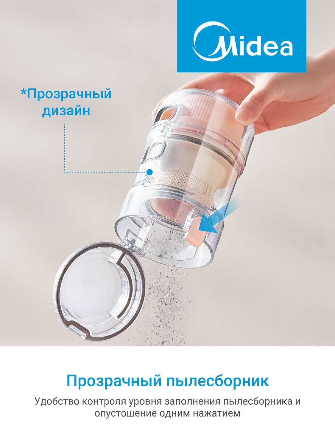 Пылесос Midea VCS BC3 фотография 6