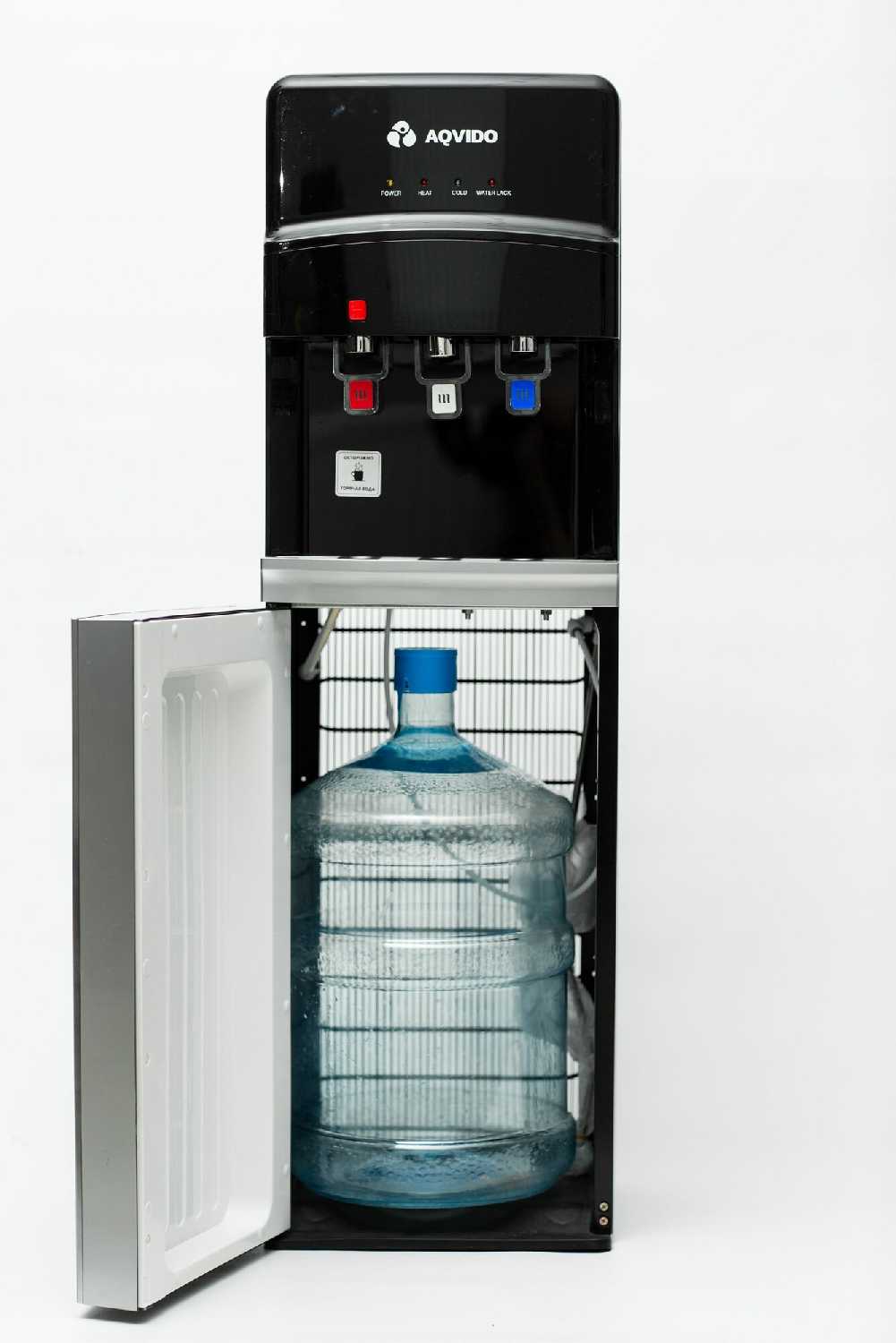 Кулер для воды AQVIDO BSY-810 [напольный с нагревом и компрессорным охлаждением] фотография 4