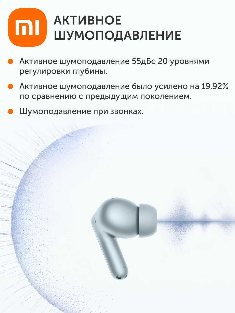 Беспроводные наушники Redmi Buds 8 Pro фотография 14