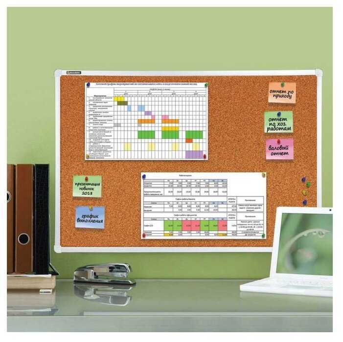 Доска пробковая BRAUBERG 231712 фотография 2