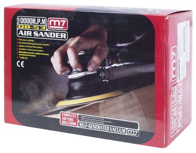 Эксцентриковая пневмошлифмашина Mighty Seven QB-53902 фотография 2