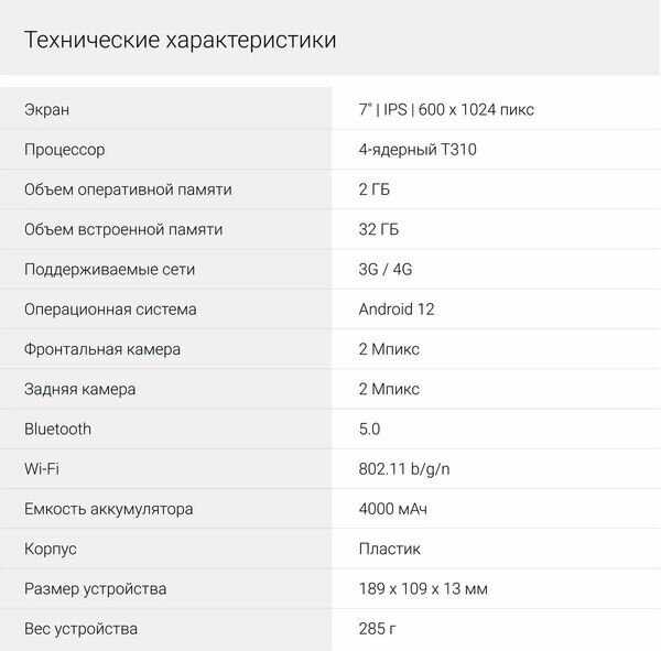 Планшет Digma Optima 7258C 4G (T310) фотография 19